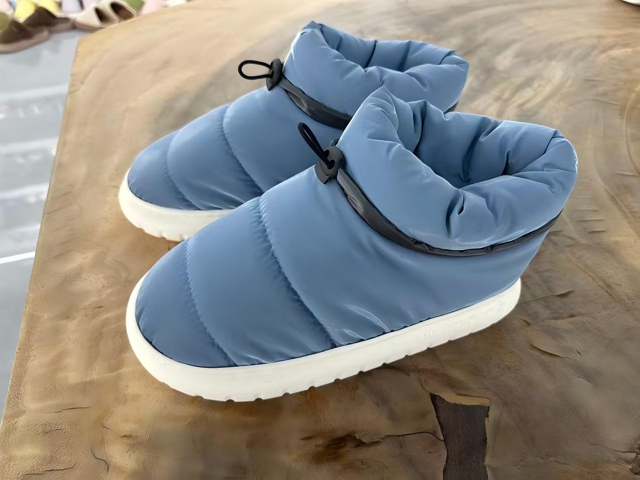 ダウン入り防水滑り止めコットンスリッパ